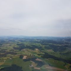 Flugwegposition um 10:54:20: Aufgenommen in der Nähe von Gemeinde St. Veit im Mühlkreis, Österreich in 1159 Meter